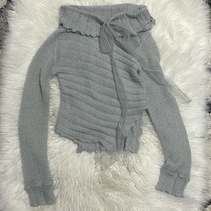 ♡ Urban Outfitters Kimchi Blue Fiona Off-The-Shoulder Sweater ♡